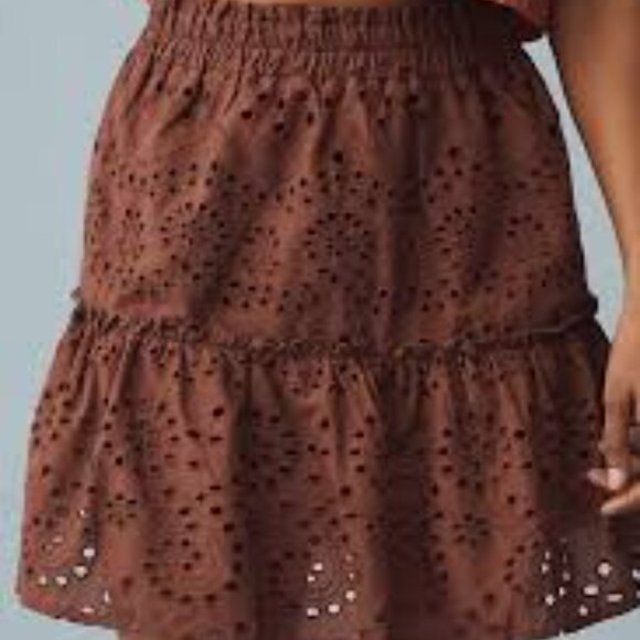 bishop + young Dresses & Skirts - Bishop + Young Lace Ruffle Mini Skirt NWT